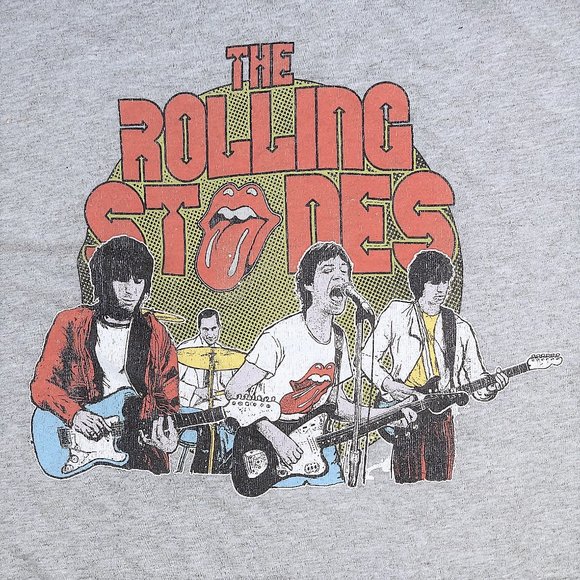 The Rolling Stones LIve rock Official Boyfriend style T-Shirt 2XL NWT - Picture 2 of 3